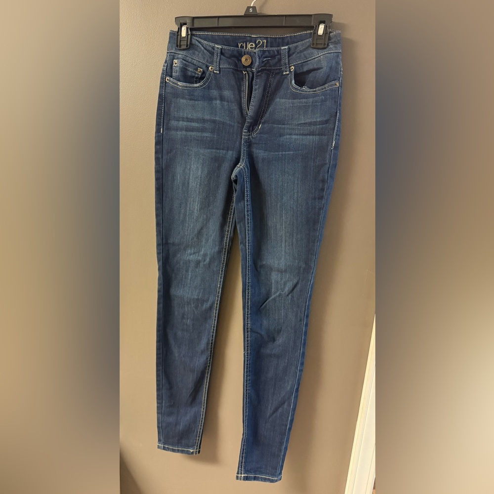 Rue21 Women's Dark Blue Skinny Jeans